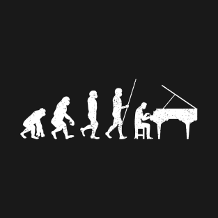 Evolution Of A Piano Player- Pianist T-Shirt