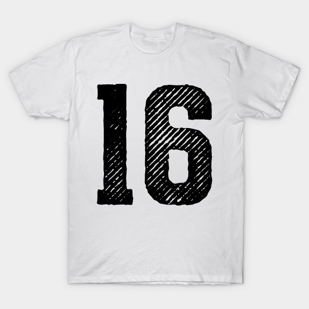 birthday number 16 shirts