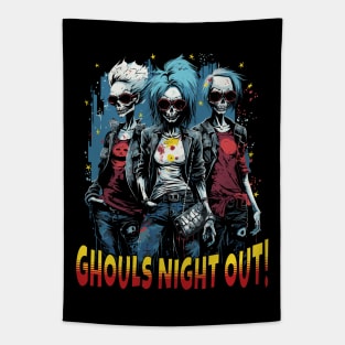 Ghouls Night Out! Tapestry