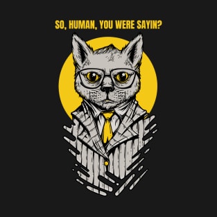 Cool Cat Art T-Shirt