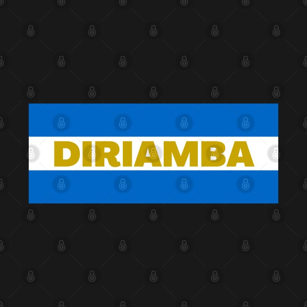 Diriamba City in Nicaraguan Flag Colors by aybe7elf