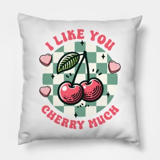 I Love You Cherry Much Pillow