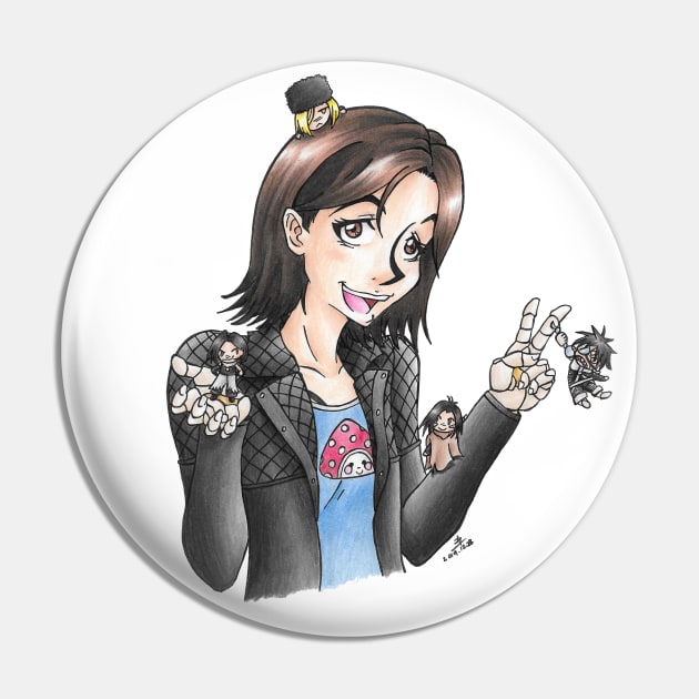 Alita Gang Pin by KranberriJam