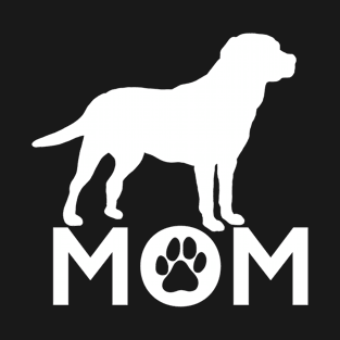 Minimalistic Labrador Mom Design T-Shirt