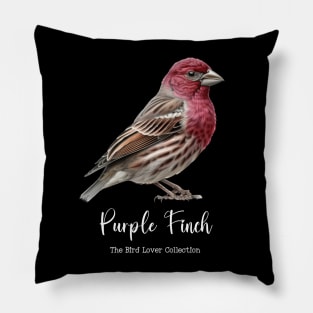 Purple Finch - The Bird Lover Collection Pillow