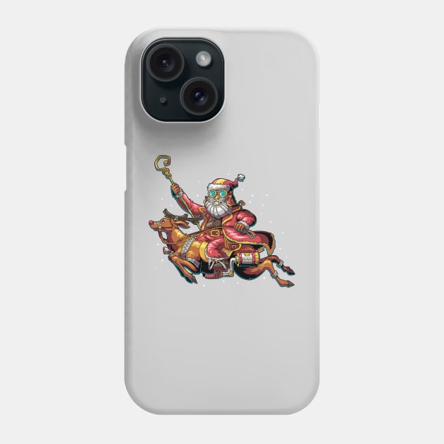 Steampunk Santa Phone Case by anggatantama