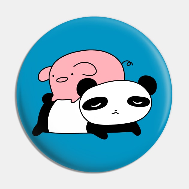 Little Piggy and Panda Pin by saradaboru