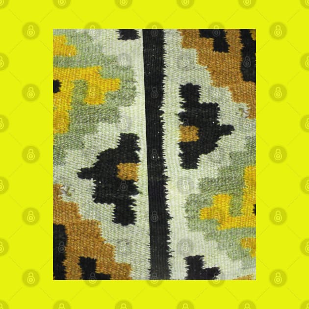 yellow abstract rug pattern, abstract art, antique rug pattern, minimal art, modern art, carpet pattern, For custom orders please DM me.around by Hadigheh-art