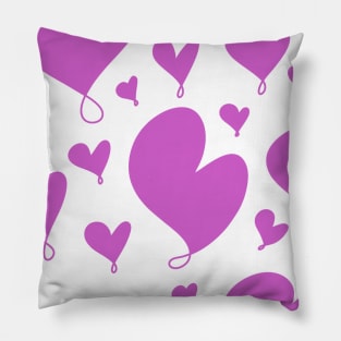 Pink hearts Pillow