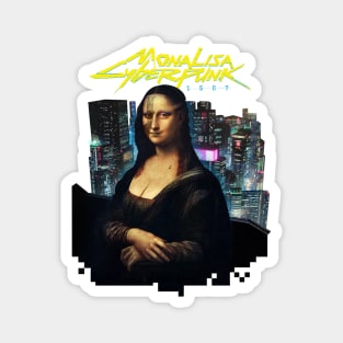 MONA LISA cyberpunk 1507 Magnet