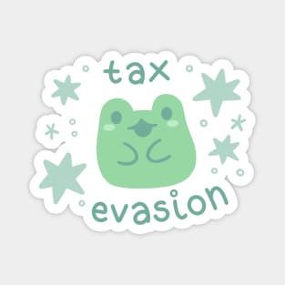 Tax Evasion Frog Magnet