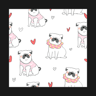 Valentines Pug T-Shirt