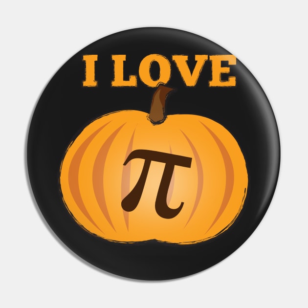 I Love Pumpkin Pi Pin by NerdShizzle