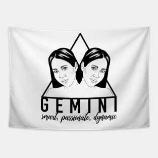 Gemini Girl Tapestry