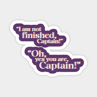 The Sound of Music Captain Quote Magnet