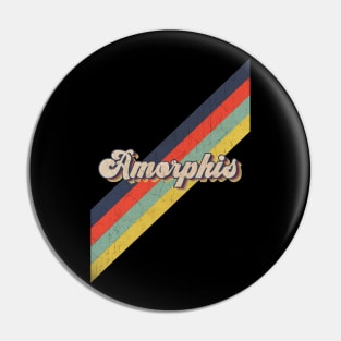 retro vintage color Amorphis Pin