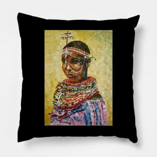 Masai Woman Pillow