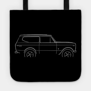 front/profile - International Harvester Scout 2 - stenil, white Tote