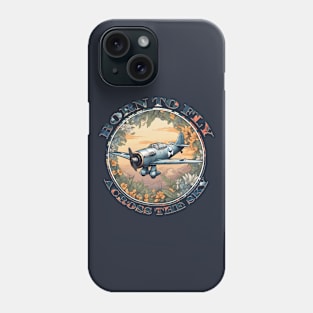 vintage aeroplane Phone Case