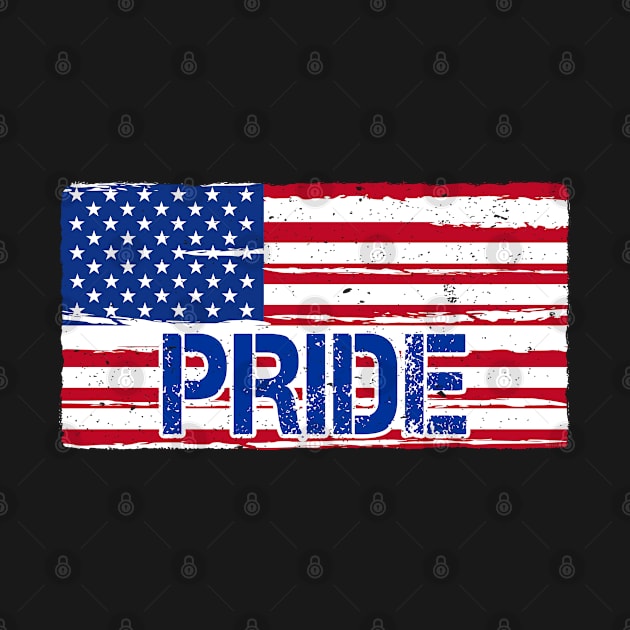 American Flag Pride graphic 4th of July print by merchlovers