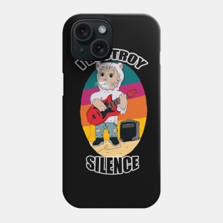 i destroy silence Phone Case