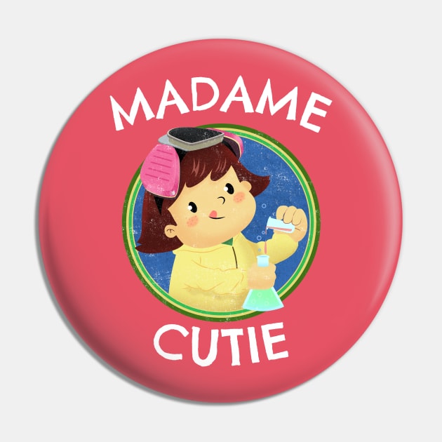 Marie Curie Cutie Pin by dearannabellelee