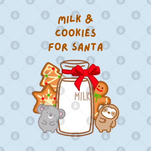Christmas Milk and Cookies for Santa by theslothinme