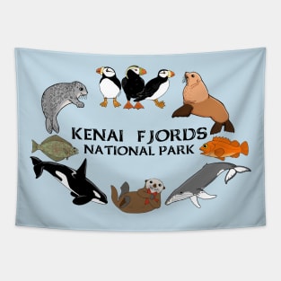 Kenai Fjords Marine Life Tapestry