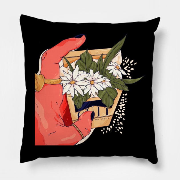 Quit Smoking Pillow by carolindiamanti