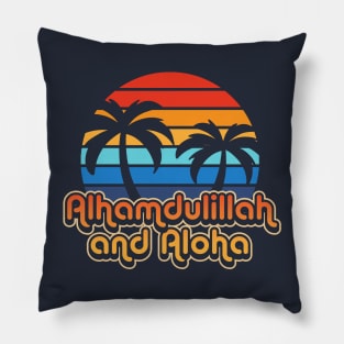 Alhamdulillah and Aloha Pillow