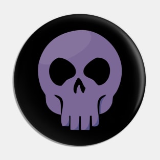 Skull - Purple Pin