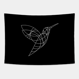 Geo Hummingbird Tapestry