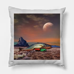 Big Game - Surreal/Colllage Art Pillow