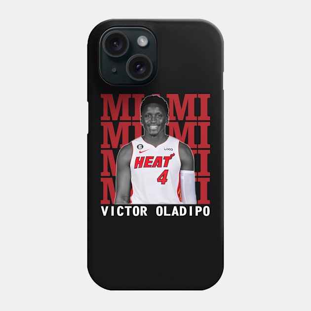 Miami Heat Victor Oladipo Phone Case by Thejockandnerd