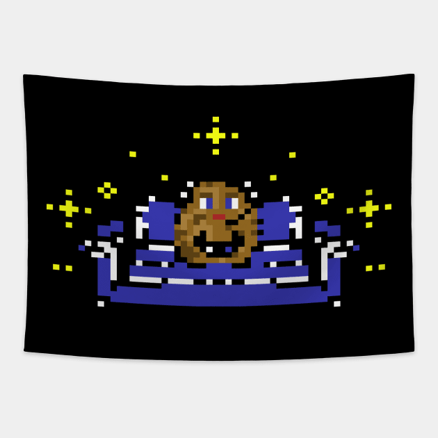 Gamer Couch Potato Tapestry by Arpya