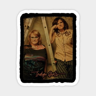 80s Classic Vintage Indigo Girls Magnet