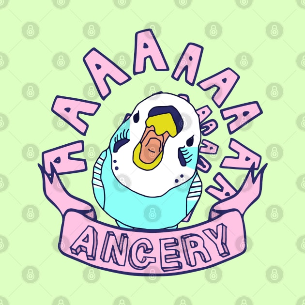 ANGERY - budgie by FandomizedRose