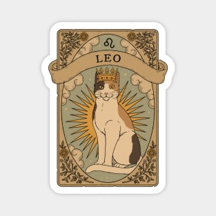 Leo - Cats Astrology Magnet