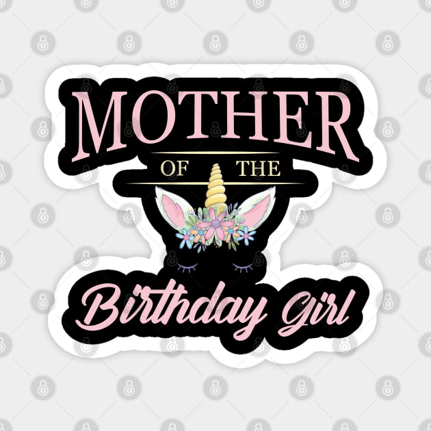 Mother of the birthday girl Magnet by KC Happy Shop