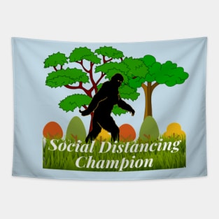 Social Distancing Champion Tapestry