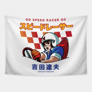 GO SPEED RACER GO - Tatsuo Yoshida Tapestry