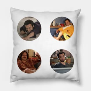 Nick Miller Sticker Pack Pillow