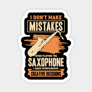 Funny Saxophone Music Sax Player Saxophonist Gift Magnet