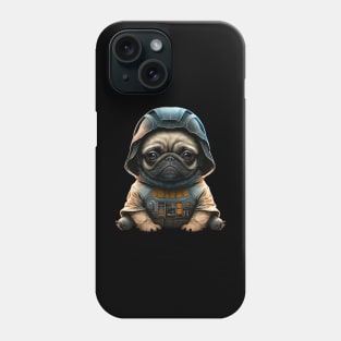 Pug Darth Sci fi Sith Helmet Phone Case