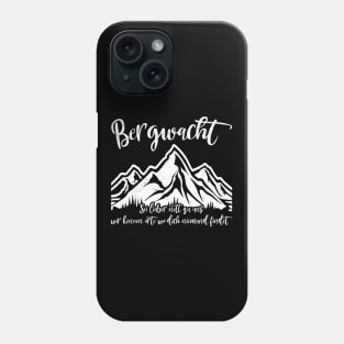 Mountain rescue Hiking Alps Mountaineer Phone Case