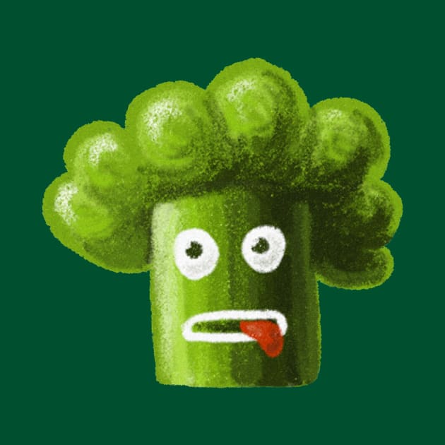 Stressed Out Broccoli by Boriana Giormova