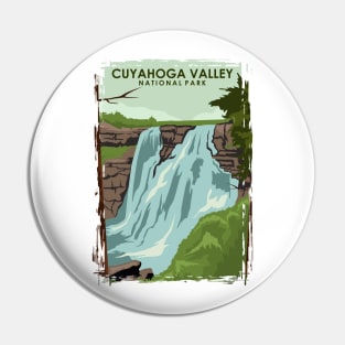 Cuyahoga National Park Travel Poster Pin