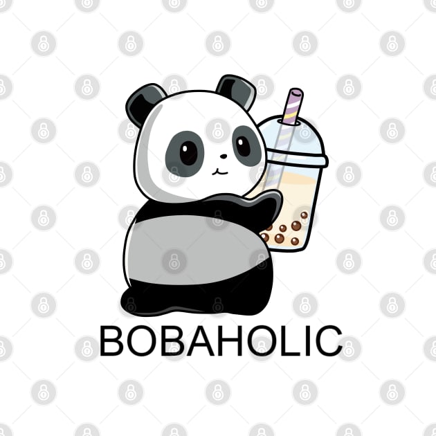 Cute Little Bobaholic Panda Loves Boba! by SirBobalot