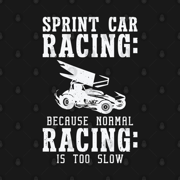 Sprint Car Dirt Track Racing by Tom´s TeeStore