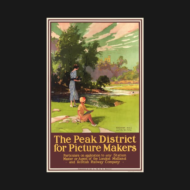 The peak district for picture makers Vintage Poster 1920s by vintagetreasure